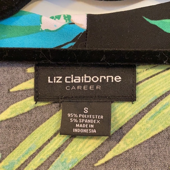 Tropical Sleeveless Career Top NWOT - Picture 3 of 4